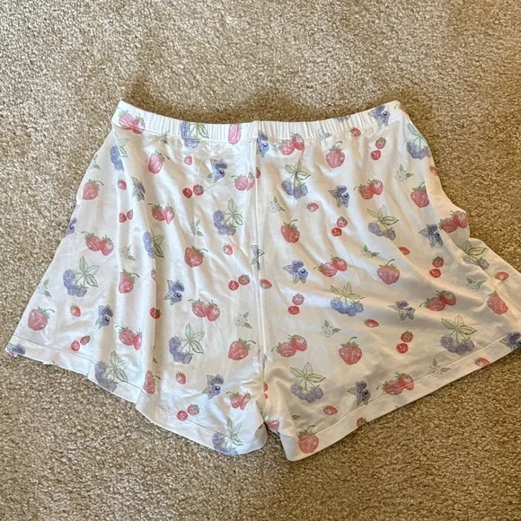 Djerf Avenue White Cherry and Berry Print Pajama Set - Picture 7 of 7